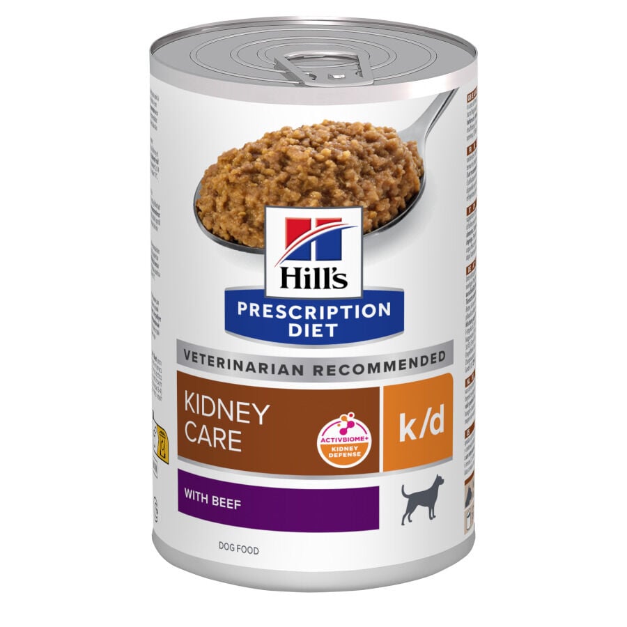 370 g Hill's Prescription Diet k/d Cuidado Renal Ternera lata para perros, , large Imagen numero 1